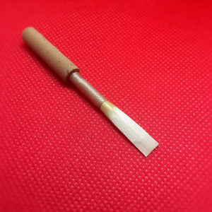 Mallar profiled oboe reed blank. The blank oboe reed is ready to be clipped opened and made into a student oboe reed